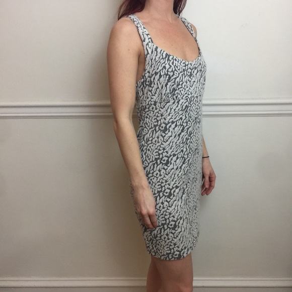 Free People Leopard Print Mini Stretch Cute Dress - Picture 7 of 8